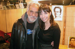 Funnyman Tommy Chong with Princess of Pot Jodie Emery at CCHQ.